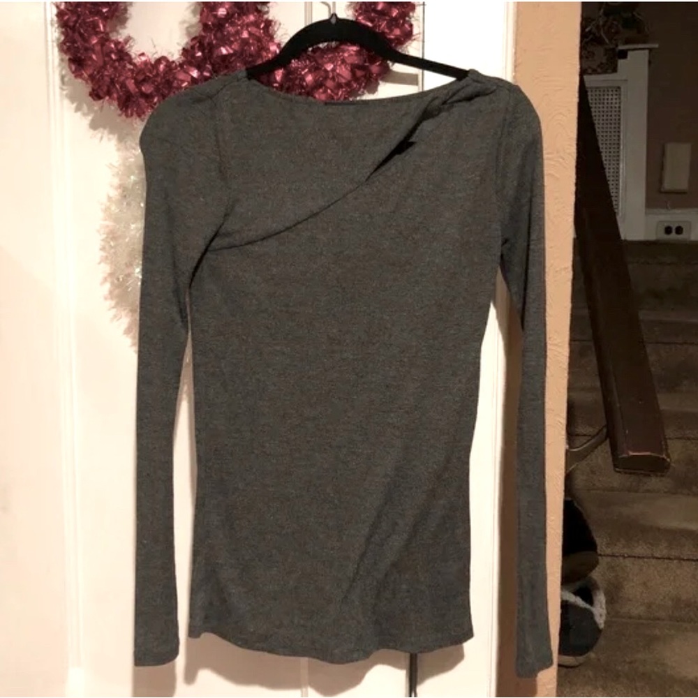 DKNY Jeans charcoal grey dress top